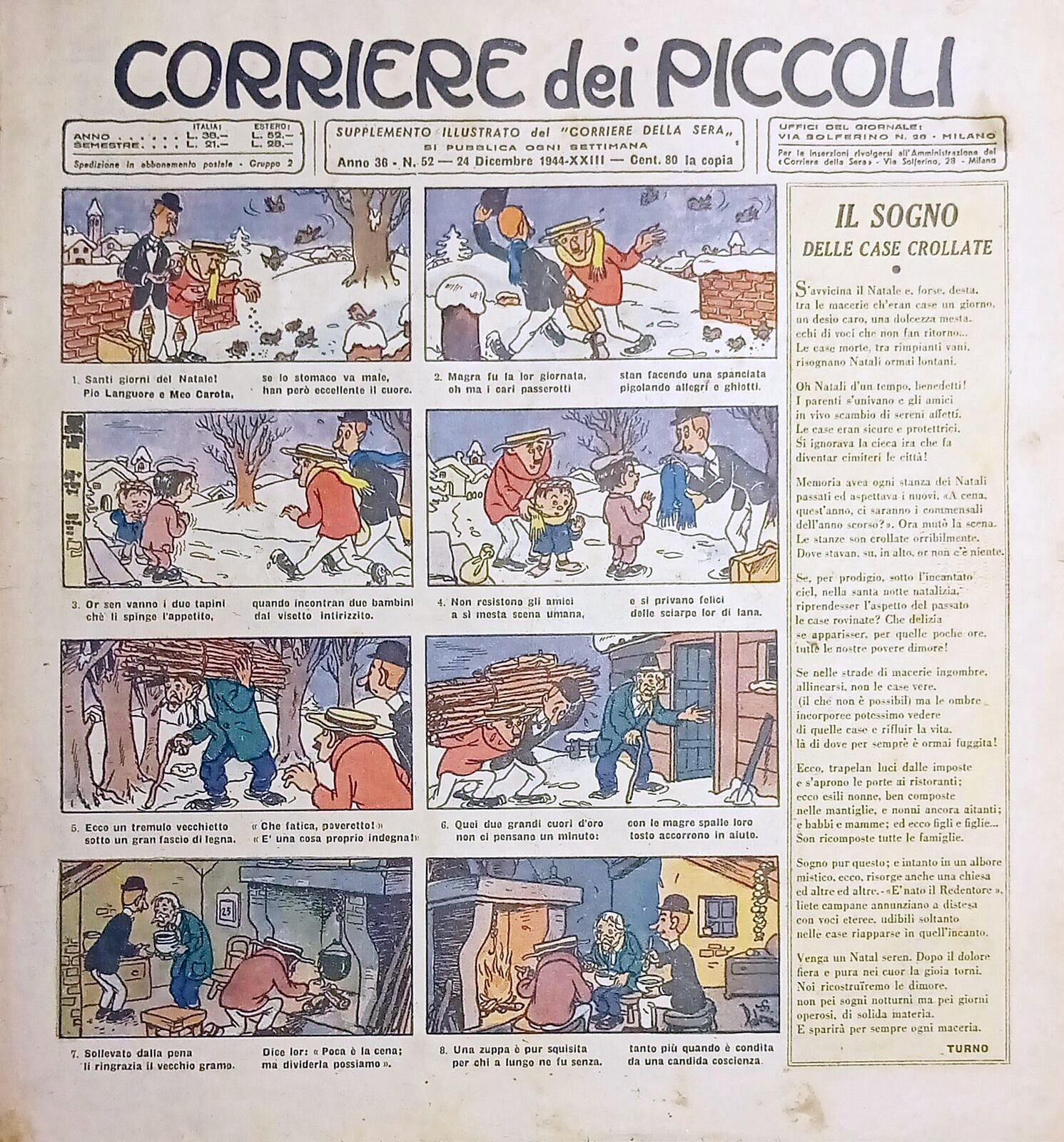 corriere dei piccoli 52 1944