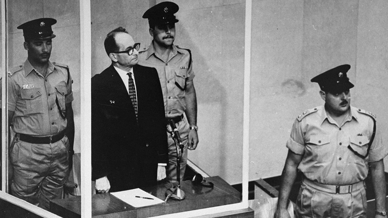 Adolf Eichmann court counts Jerusalem war crimes 1961