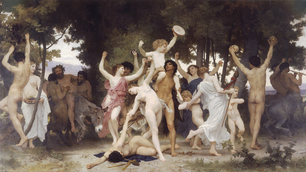 William-Adolphe Bouguereau 281825-190529 - The Youth of Bacchus